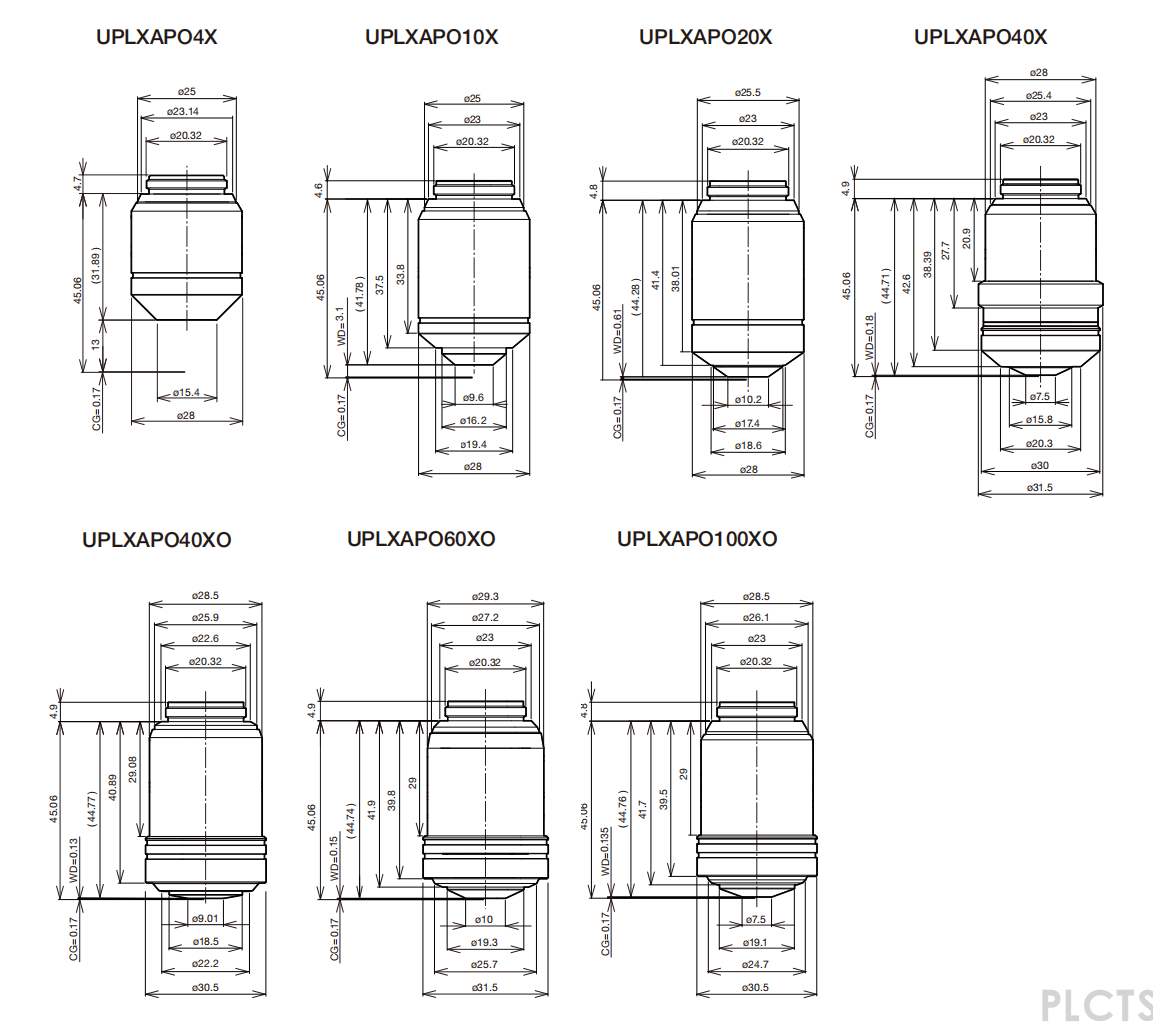 UPlanXApo物镜尺寸图.png