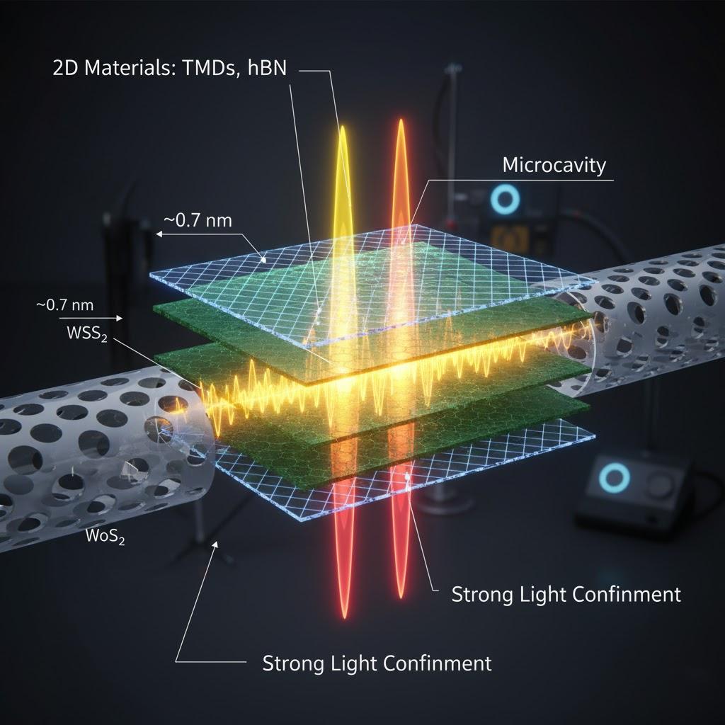 二维材料转移应用之 从微腔耦合到量子光学
